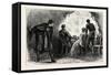 Assassination of President Lincoln, USA, 1870s-null-Framed Stretched Canvas