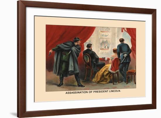Assassination of President Lincoln-Harriet Putnam-Framed Premium Giclee Print