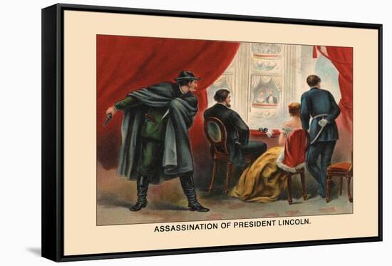 Assassination of President Lincoln-Harriet Putnam-Framed Stretched Canvas