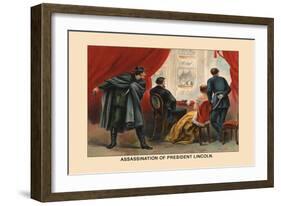 Assassination of President Lincoln-Harriet Putnam-Framed Art Print