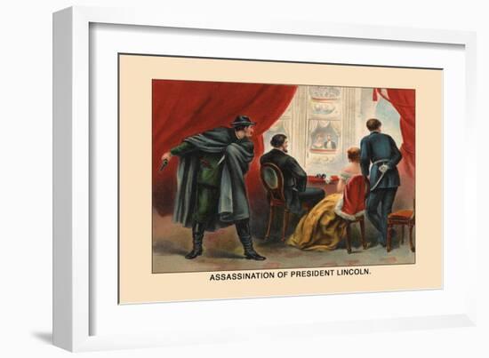 Assassination of President Lincoln-Harriet Putnam-Framed Art Print