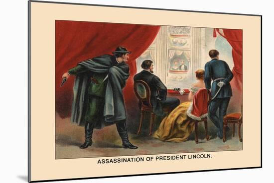 Assassination of President Lincoln-Harriet Putnam-Mounted Art Print