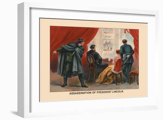 Assassination of President Lincoln-Harriet Putnam-Framed Art Print