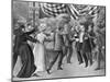 Assassination of President Mckinley (Wash Drawing)-T. Dart Walker-Mounted Giclee Print