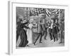 Assassination of President Mckinley (Wash Drawing)-T. Dart Walker-Framed Giclee Print