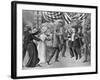 Assassination of President Mckinley (Wash Drawing)-T. Dart Walker-Framed Giclee Print