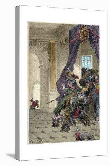 Assassination of the Duke of Buckingham-Stefano Bianchetti-Stretched Canvas