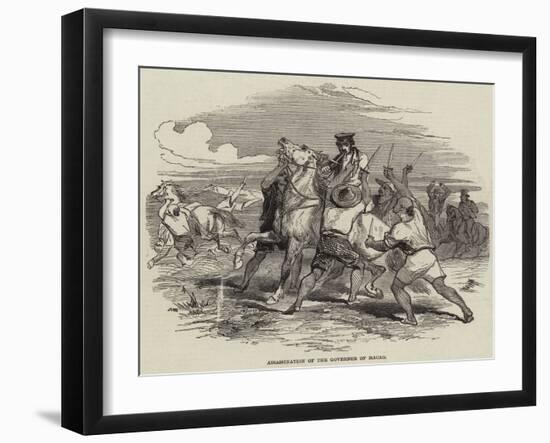 Assassination of the Governor of Macao-null-Framed Giclee Print