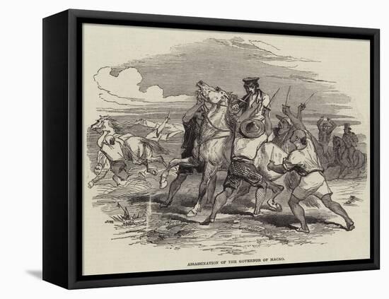 Assassination of the Governor of Macao-null-Framed Stretched Canvas