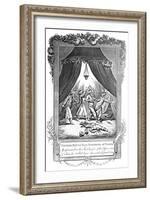 Assassination of Thomas Kouli Kan, Emperor of Persia-null-Framed Art Print