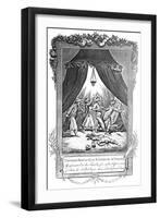 Assassination of Thomas Kouli Kan, Emperor of Persia-null-Framed Art Print