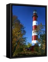 Assateague Lighthouse, Assateague Island, Virginia, USA-Charles Gurche-Framed Stretched Canvas