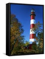 Assateague Lighthouse, Assateague Island, Virginia, USA-Charles Gurche-Framed Stretched Canvas