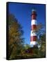 Assateague Lighthouse, Assateague Island, Virginia, USA-Charles Gurche-Framed Stretched Canvas