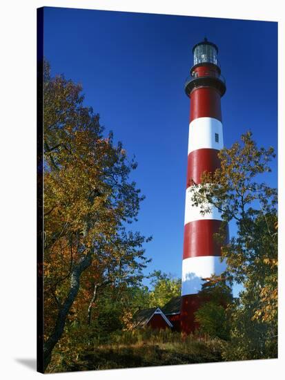 Assateague Lighthouse, Assateague Island, Virginia, USA-Charles Gurche-Stretched Canvas