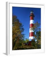 Assateague Lighthouse, Assateague Island, Virginia, USA-Charles Gurche-Framed Premium Photographic Print