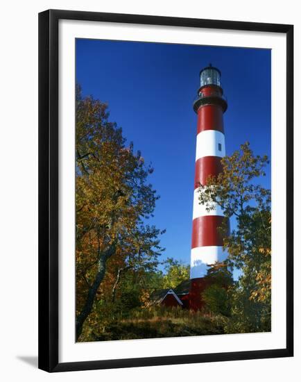 Assateague Lighthouse, Assateague Island, Virginia, USA-Charles Gurche-Framed Premium Photographic Print