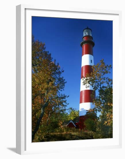 Assateague Lighthouse, Assateague Island, Virginia, USA-Charles Gurche-Framed Premium Photographic Print