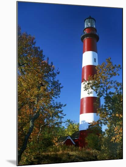 Assateague Lighthouse, Assateague Island, Virginia, USA-Charles Gurche-Mounted Premium Photographic Print