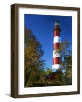 Assateague Lighthouse, Assateague Island, Virginia, USA-Charles Gurche-Framed Photographic Print