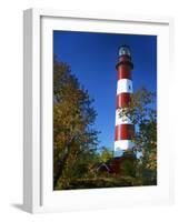 Assateague Lighthouse, Assateague Island, Virginia, USA-Charles Gurche-Framed Photographic Print