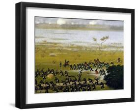 Assault of IV Column-Candido Lopez-Framed Giclee Print