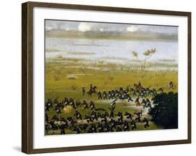 Assault of IV Column-Candido Lopez-Framed Giclee Print