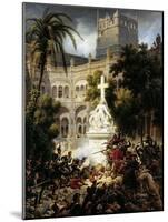 Assault of San Engracia Monastery at Zaragoza, February 8Th, 1809-Louis Francois Lejeune-Mounted Art Print