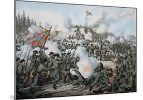 Assault on Fort Sanders-Kurz & Allison-Mounted Art Print