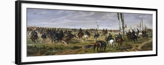 Assault on Madonna Della Scoperta, 1864-1868-Giovanni Fattori-Framed Giclee Print