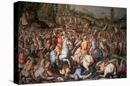 Assault on Pisa, 1565-Giorgio Vasari-Stretched Canvas