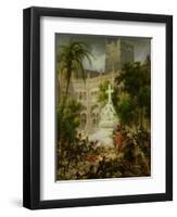 Assault on the Monastery of San Engracio in Zaragoza, 8th February 1809, 1827-Louis Lejeune-Framed Giclee Print