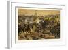 Assault on the Railway Dam before Orleans by the First Bavarian Corps on 11 October 1870. the Franc-null-Framed Giclee Print