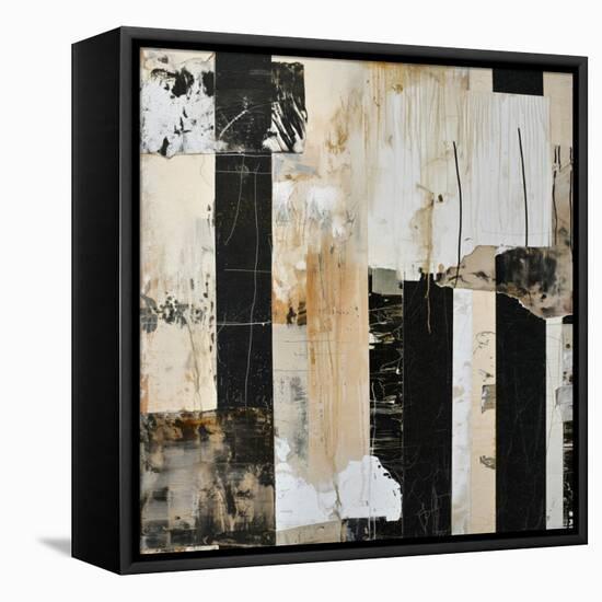 Assemblage 4-J.D. Lewis-Framed Stretched Canvas