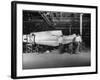 Assembling at Factory, Showing Two Halves of Fuselage Being Fitted Together, Curtiss-Wright Plant-Dmitri Kessel-Framed Premium Photographic Print