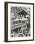 Assembling Parts, 1917 (Litho)-Christopher Richard Wynne Nevinson-Framed Giclee Print