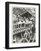 Assembling Parts, 1917 (Litho)-Christopher Richard Wynne Nevinson-Framed Giclee Print