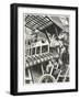 Assembling Parts, 1917 (Litho)-Christopher Richard Wynne Nevinson-Framed Giclee Print