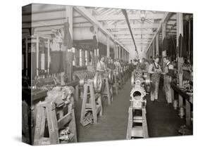 Assembling Room, Leland Faulconer Manufacturing Co., Detroit, Mich.-null-Stretched Canvas