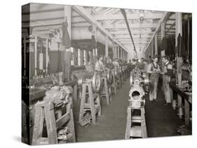 Assembling Room, Leland Faulconer Manufacturing Co., Detroit, Mich.-null-Stretched Canvas