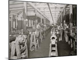 Assembling Room, Leland Faulconer Manufacturing Co., Detroit, Mich.-null-Mounted Photo