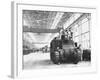 Assembling Sherman Tanks, Aiding War Effort on Home Front During WWII, Chrysler Plant in Detroit-Gordon Coster-Framed Premium Photographic Print