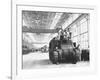 Assembling Sherman Tanks, Aiding War Effort on Home Front During WWII, Chrysler Plant in Detroit-Gordon Coster-Framed Premium Photographic Print