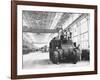 Assembling Sherman Tanks, Aiding War Effort on Home Front During WWII, Chrysler Plant in Detroit-Gordon Coster-Framed Premium Photographic Print