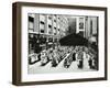 Assembly in the Playground, Jews Free School, Stepney, London, 1908-null-Framed Premium Photographic Print