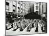 Assembly in the Playground, Jews Free School, Stepney, London, 1908-null-Mounted Premium Photographic Print