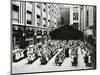 Assembly in the Playground, Jews Free School, Stepney, London, 1908-null-Mounted Photographic Print