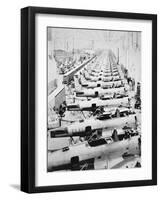 Assembly Line of Dauntless Dives Bombers-null-Framed Giclee Print
