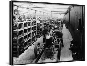 Assembly Line of the Morris Bullnose, Cowley, Oxfordshire, 1925-null-Framed Photographic Print