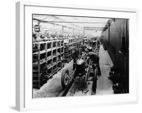 Assembly Line of the Morris Bullnose, Cowley, Oxfordshire, 1925-null-Framed Photographic Print